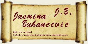Jasmina Buhančević vizit kartica